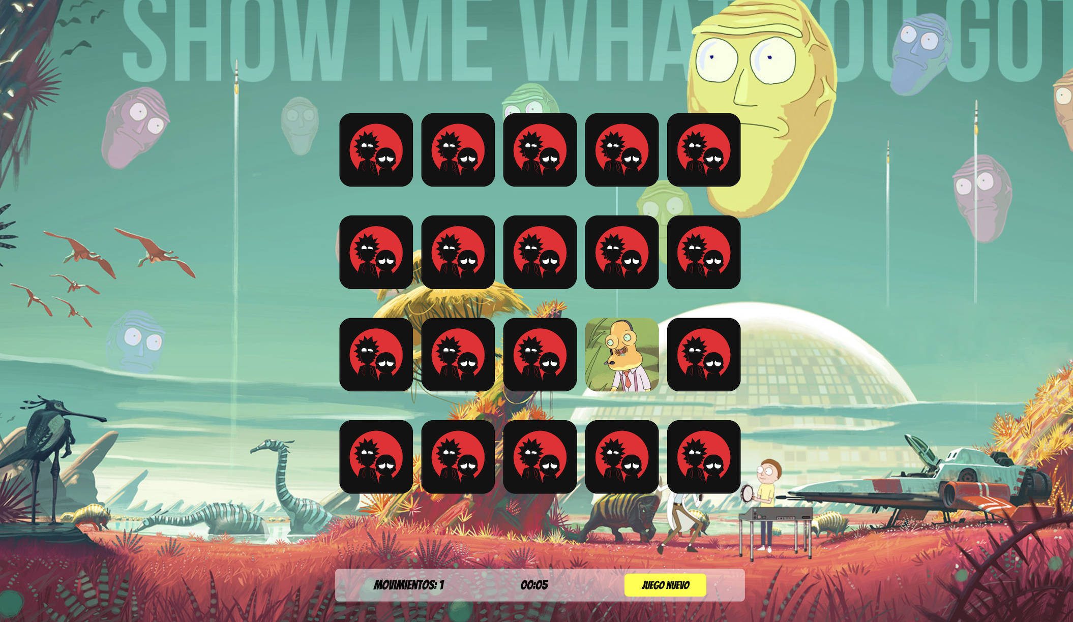 Rick and Morty Memory Game - Brain-Boosting Diversion | Pop Culture Time-Out