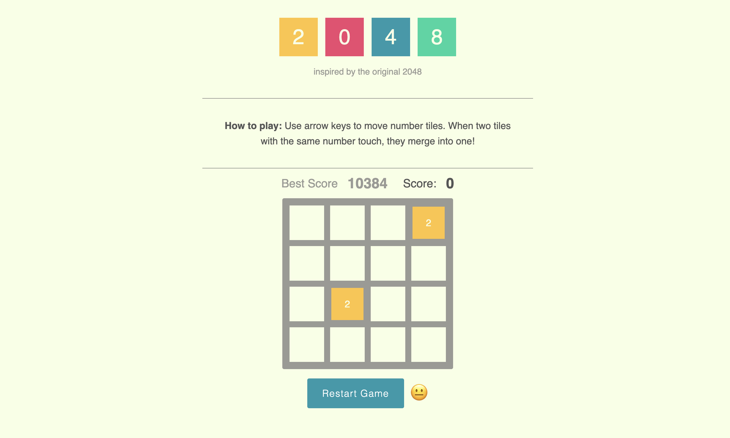 2048 - Mind-Soothing Number Puzzle | Unwind with Numbers